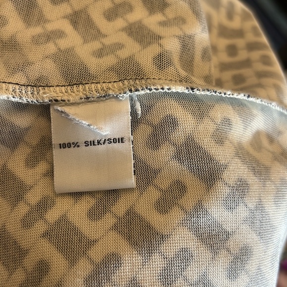 Diane Von Furstenberg DVF Reina Silk Chain Link Dress - Picture 11 of 11